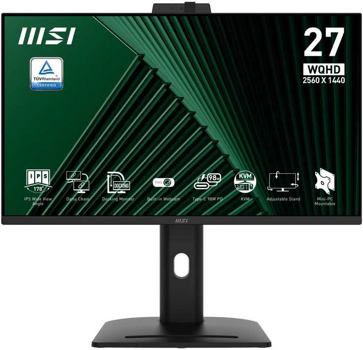Monitorius MSI PRO MP275QPDG | 27" | IPS | QHD | 4 ms | 100 Hz
