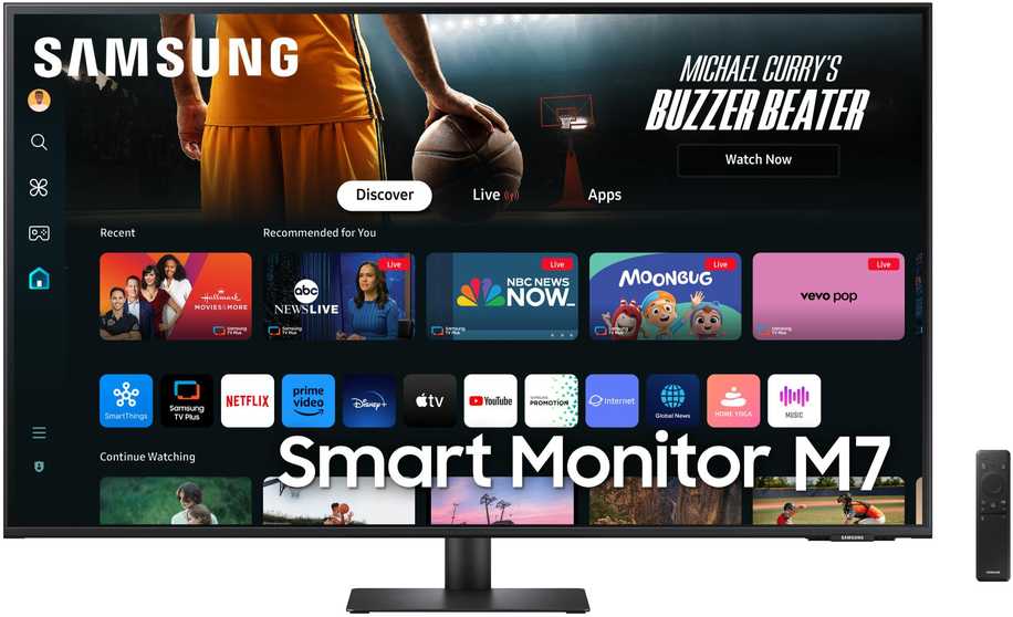 Monitorius Samsung | LS43DM702UUXDU | 43 " | VA | 4K | 16:9 | 60 Hz | 4 ms | 3840 x 2160 pikselių | 300 cd/m² | HDMI jungtys quantity 2 | Juodas