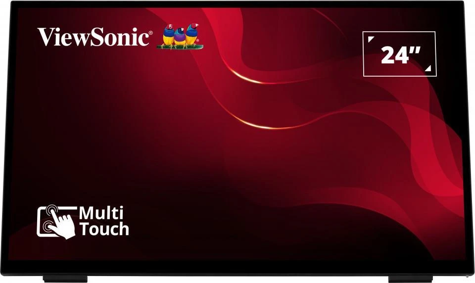 Monitorius ViewSonic TD2465 / 24" / Touch / Panel VA / 1920x1080 / 16:9 / 60Hz / Matinis / 7 ms / Garsiakalbiai