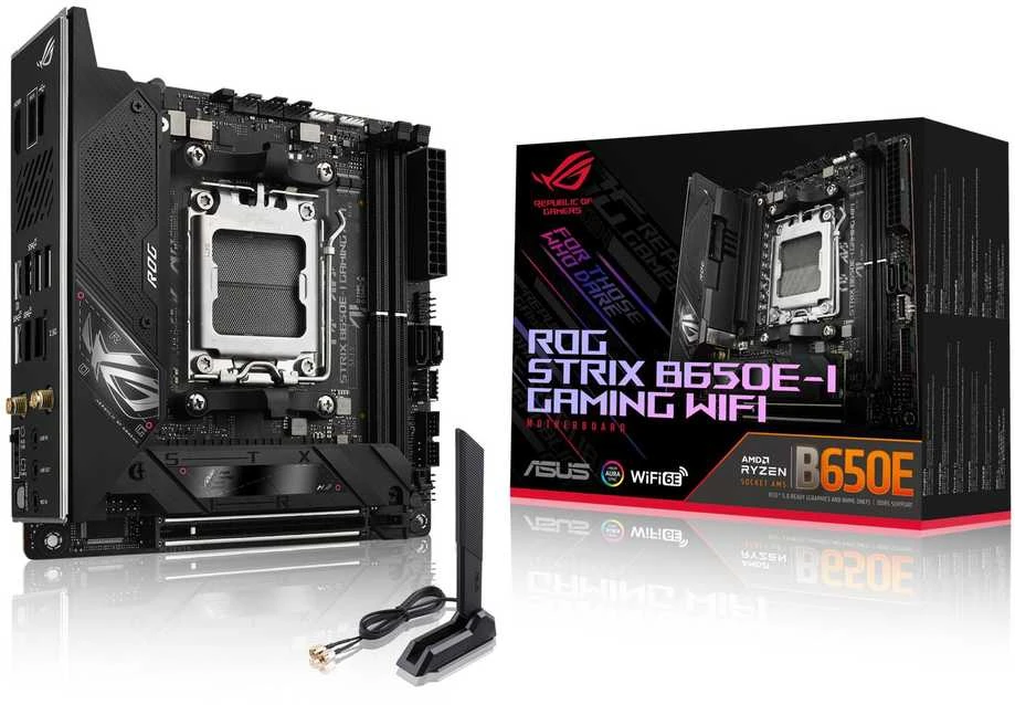 Pagrindinė plokštė ASUS ROG Strix B650E-I GAMING WIFI