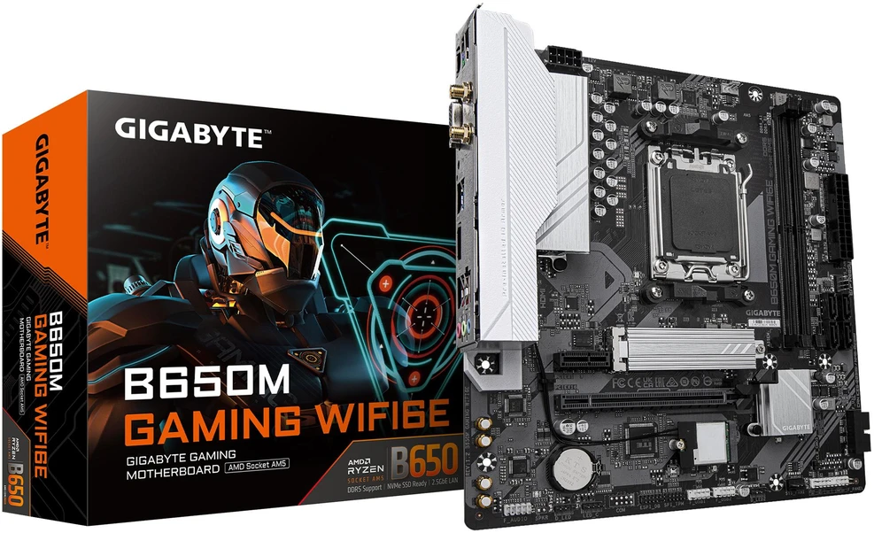 Pagrindinė plokštė Mainboard GIGABYTE AMD B650 Socket AM5 micro ATX RAM DDR5-SDRAM 2xSlots Wi-Fi Yes Bluetooth Yes 1xNumber of M.2 (M) slots B650M GAMING WIFI6E (rev. 1.4) B650MGAMINGWIFI6E1.4