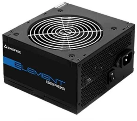 Chieftec ELP-700S maitinimo blokas 700 W 20+4 kontaktų ATX PS/2 Juodas