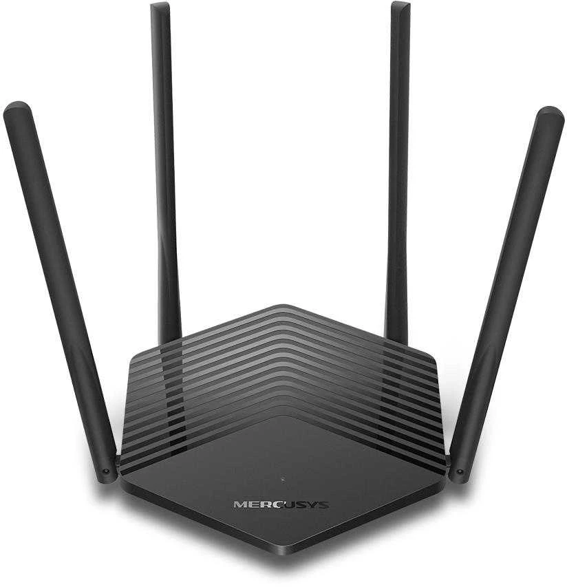 Mercusys | AX1500 WiFi 6 Maršrutizatorius | MR60X | 802.11ax | 1201+300 Mbit/s | 10/100/1000 Mbit/s | Ethernet LAN (RJ-45) jungtys 2 | Tinklelio atramos Nr. | MU-MiMO Taip | Nėra mobiliojo plačiajuosčio ryšio | Antenos tipas Išorinė