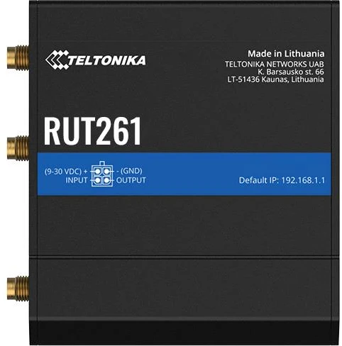 Maršrutizatorius Teltonika RUT261 Cat 6 LTE (RUT261AAAAA0)