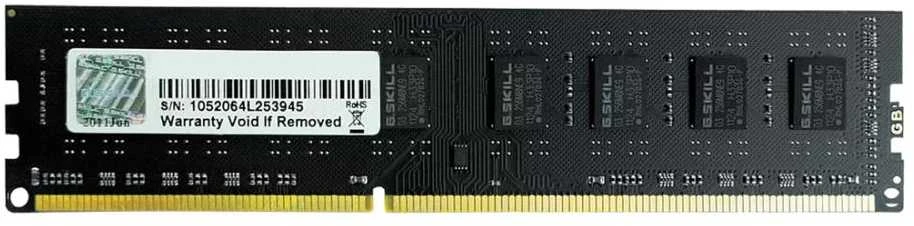 RAM G.Skill | Vertė | 8 GB | DDR3 | 1600 MHz | PC/serveris | Registracijos Nr. | ECC Nr