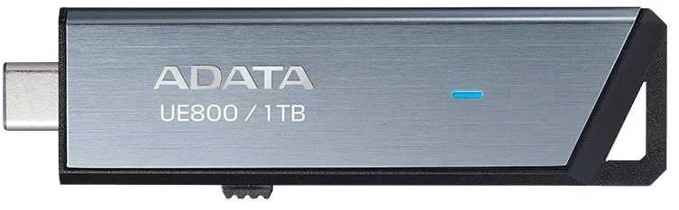 ADATA UE800 USB atmintinė 1 TB USB C tipo 3.2 Gen 2 (3.1 Gen 2) sidabrinė