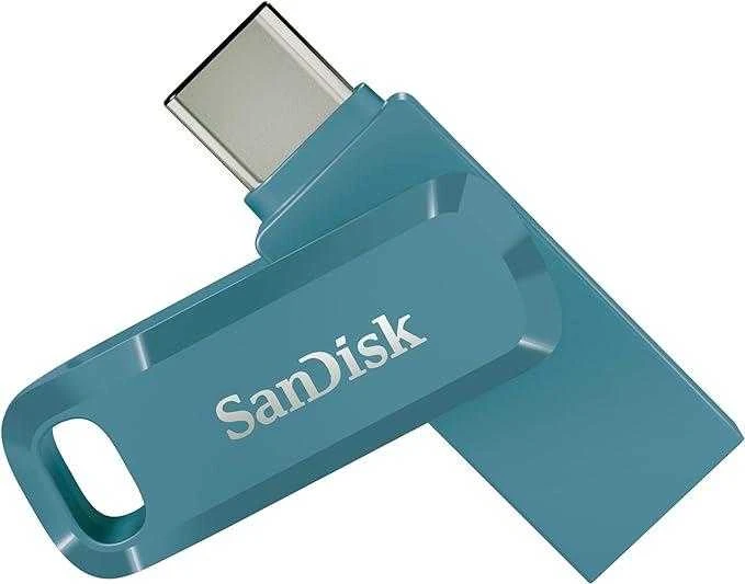 USB laikmena Sandisk Ultra Dual Drive Go 256 GB, mėlyna