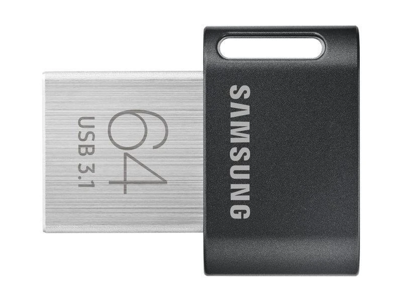 USB laikmena Samsung FIT Plus, 256 GB, Juodos spalvos aprašymas - Prekės nuotrauka