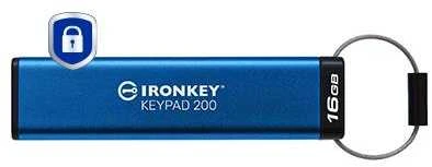 KINGSTON 16GB IRONKEY KEYPAD 200, FIPS 140-3 LVL 3 (PENDING) AES-256 ENCRYPTED