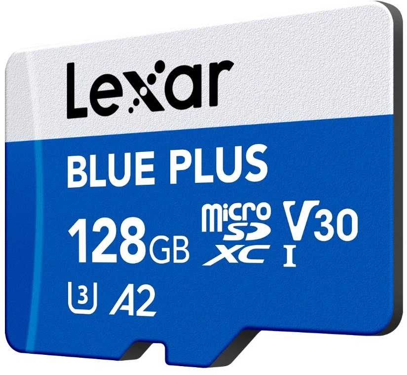 Atminties kortelė ATMINTIS Micro SDXC 128GB UHS-I/W/A LMSBLPL128G-BNANG LEXAR