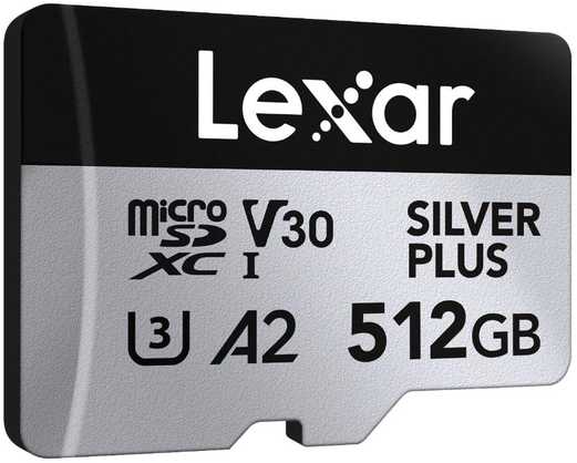Atminties kortelė MEMORY Micro SDXC 512GB UHS-I LMSSIPL512G-BNANG LEXAR
