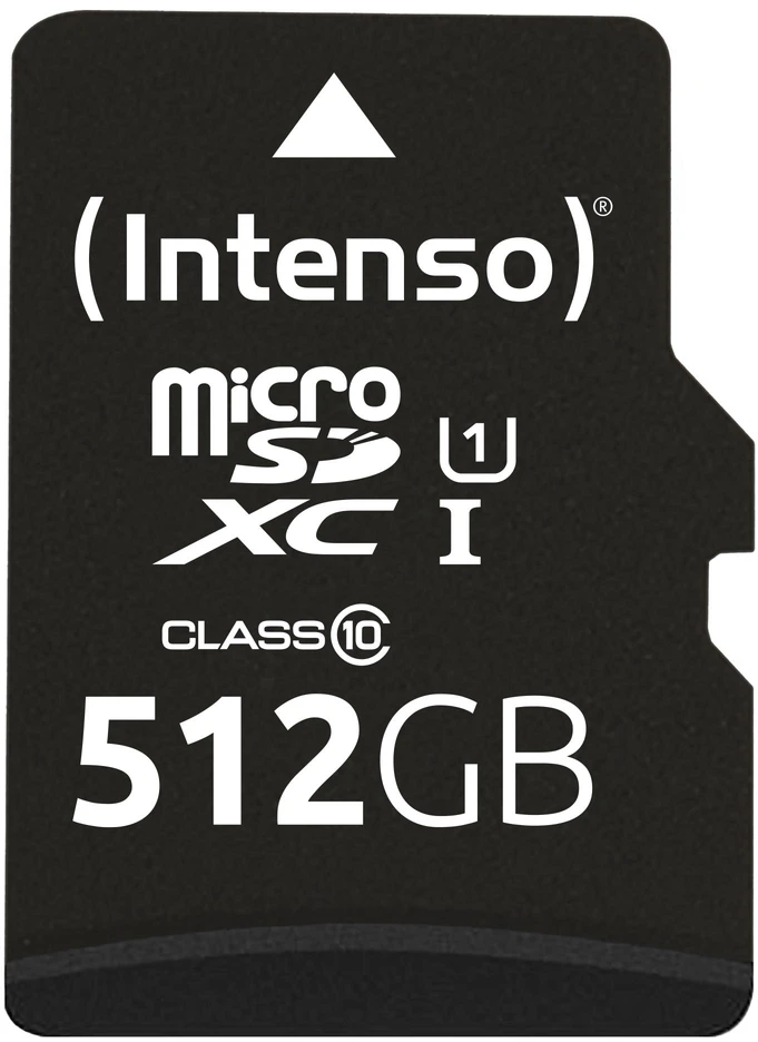 Atminties kortelė Intenso Micro SDXC UHS-I 512GB 3423493