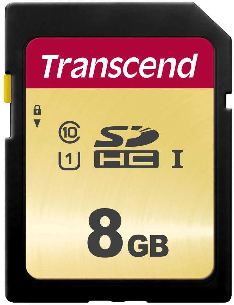 Atminties kortelė TRANSCEND 8GB UHS-I U1 SD kortelė MLC