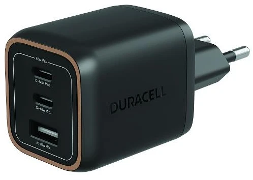MOBILE CHARGER WALL 65W/Juodas DRACUSB25-EU DURACELL