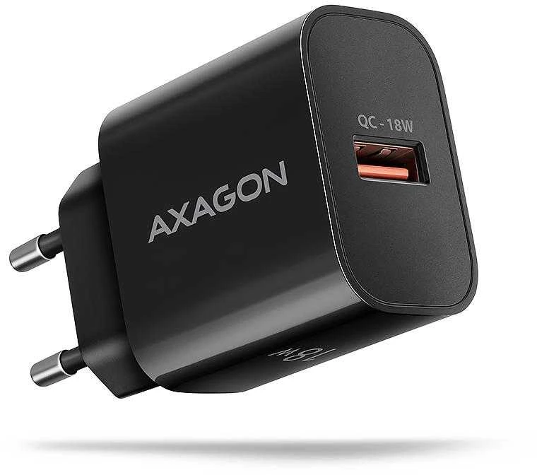 AXAGON ACU-QC18 sieninis įkroviklis 1x QC3.0/AFC/FCP/SMART, 18W, jaudas