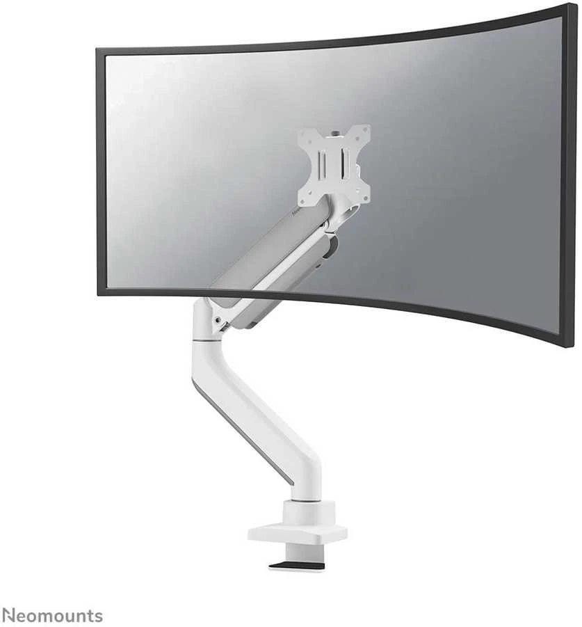 Laikiklis NEOMOUNTS PAGAL NEWSTAR STALO MOUNT 1 ULTRA PLAČIAUS LENKAS EKRANOS (TOPFIX CLAMP & GROMMET)