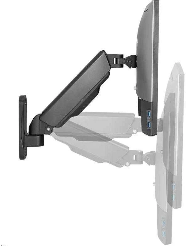 Laikiklis NEOMOUNTS BY NEWSTAR WALL MOUNTED GAS SPRING MONITORIUS ARM (2 PIVOTS VESA 100X100)