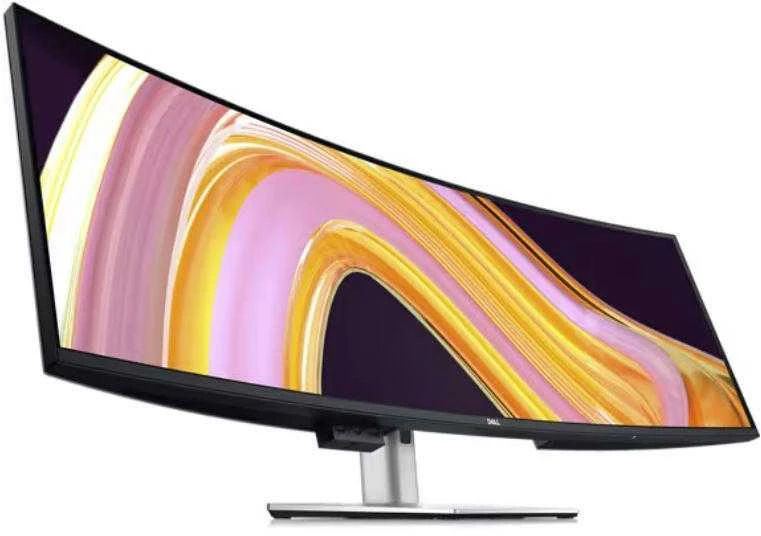Monitorius Dell UltraSharp U4924DW, 49" Dual QHD (5120x1440) lenktas, IPS Black, 32:9, 60Hz, USB-C 90W, KVM, garsiakalbiai