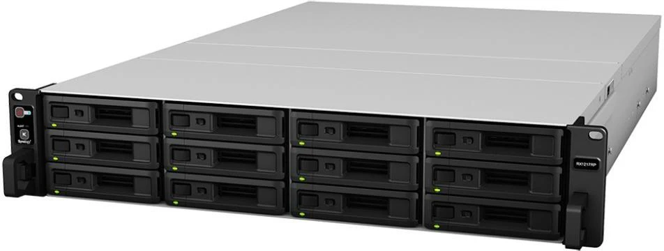 Serveris „Synology“ išplėtimo blokas RX1217 12 skyrių [0/12 3,5"/2,5" SATA HDD / SSD, 1 x „Infiniband“ prievadas]