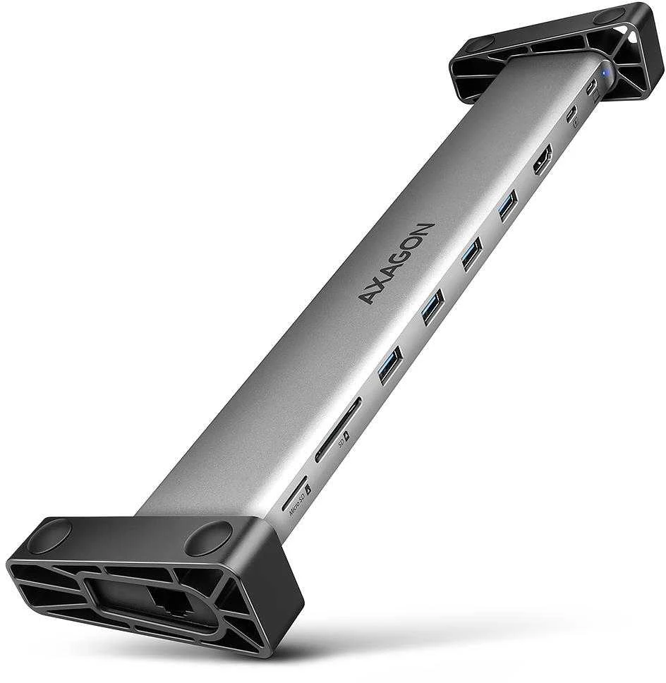 „AXAGON USB-C 5Gbps LONGE 9in1“ šakotuvas | HMC-10HLS