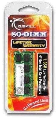 Nešiojamo kompiuterio atmintis G.SKILL F3-1600C11S-4GSL G.Skill DDR3L 4GB 1600MHz CL11 SO-DIMM 1,35V