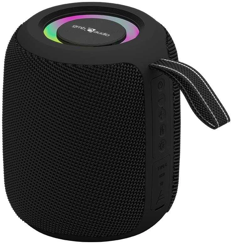 Garsiakalbis Gembird Nešiojama kolonėlė GEMBIRD Juodas Portable/Wireless Bluetooth SPK-BT-LED-05-BK
