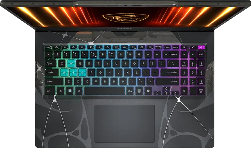 Nešiojamas kompiuteris MSI Cyborg 15 B13W | Intel Core i5-13420H | 15.6" 1920x1080 | RAM 16 GB DDR5 5600 MHz | SSD 512GB | NVIDIA GeForce RTX 5050 8 GB | Windows 11 Home | Juodas