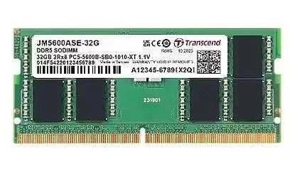 Transcend 32GB DDR5 nešiojamojo kompiuterio RAM atmintis