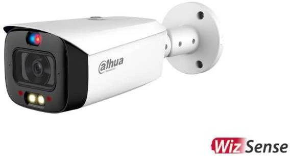 Dahua IP kamera HFW3849T1-AS-PV. 8MP VISIŲ SPALVŲ. LED pašvietimas iki 30m. 2,8 mm 106°, PoE, IP67, SMD