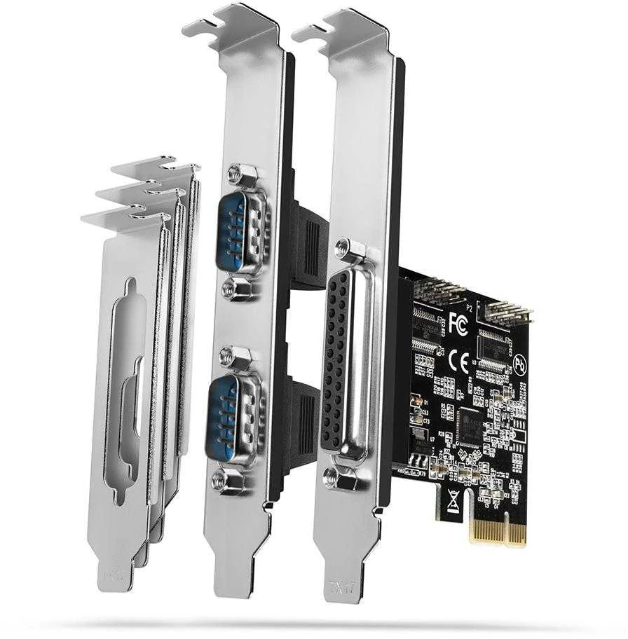 AXAGON PCI-Express kortelė su viena lygiagrečia ir dviem nuosekliosiomis jungtys 250 kbps | PCEA-PSN