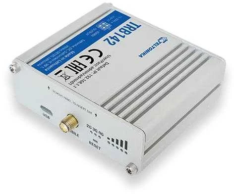 Šakotuvas Teltonika TRB142003000 Šliuzas, 2G/3G/4G LTE (1 kategorija), aprūpintas RS232 nuosekliajam ryšiui | Teltonika | LTE šliuzas | TRB142 | Nėra „Wi-Fi“ | Ethernet LAN (RJ-45) jungtys 0 | Tinklo ryšio palaikymas: ne | MU-MiMO: ne | 2G/3G/4G | Antenos tipas: 1 x SMA, skirtas LTE | 1 x virtuali tinklo sąsaja per mikro USB