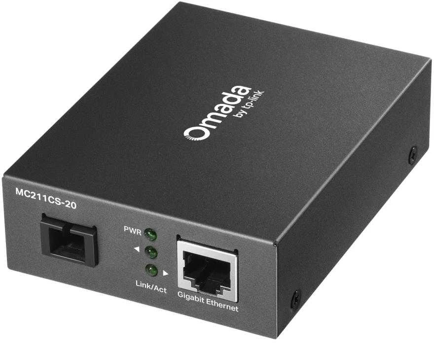 TP-LINK | Omada Gigabit WDM Media Converter | MC211CS-20