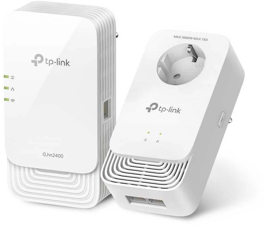 Maršrutizatorius TP-LINK G.hn2400 Powerline AX1800 Wi-Fi 6 Kit | PGW2440 KIT | 1428 Mbit/s | 802.11ax