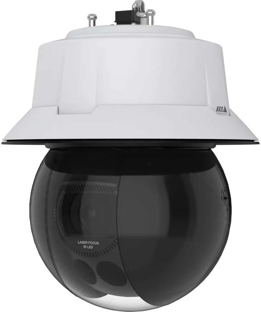 Kamera IP Axis AXIS Q63 Series Q6358-LE - Netzwerk-Uberwachungskamera - PTZ - Aussenbereich - vandalensicher / schlagfest / wetterbestandig - Farbe (Tag&Nacht) - 3840 x 2160 - 4K UHD (3840 x 2160) - motorbetrieben - Audio - GbE - AV1, H.264, H.265, MPEG-4