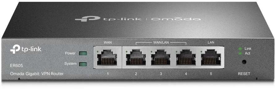 Šakotuvas TP-Link SafeStream Multi-WAN VPN TL-ER605