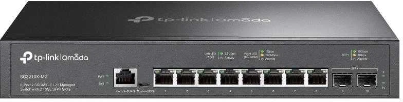 Šakotuvas TP-Link Omada 8 prievadų 2.5G L2+ valdomas komutatorius