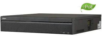 Dahua IP įrašymo įrenginys 8kam. 4K 12MP 320Mbps, 2HDD, 8 ePoE sąsajos iki 800m, H.265+, IVS
