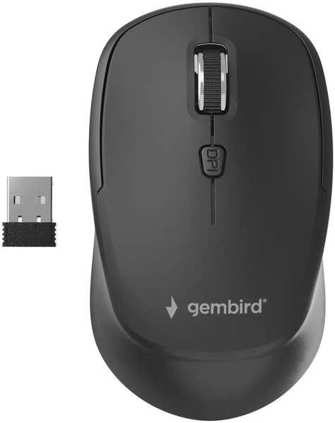 GEMBIRD MUSW-4B-05 Optinė belaidė pelė juodas