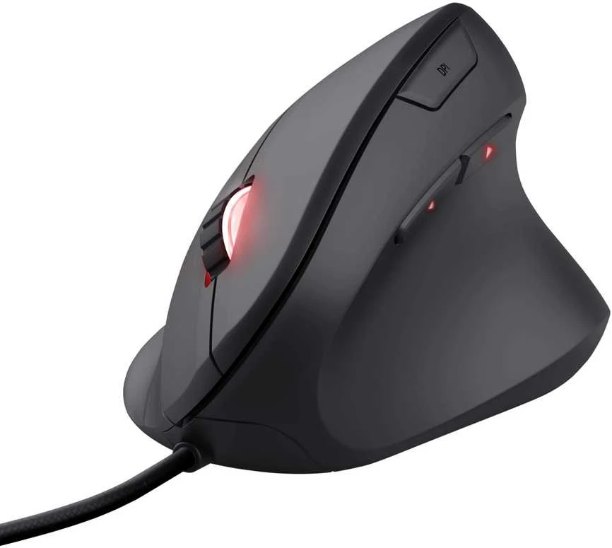 TRUST GXT 144 Rexx Ergonominė vertikali pelė su laidu | 10000 DPI