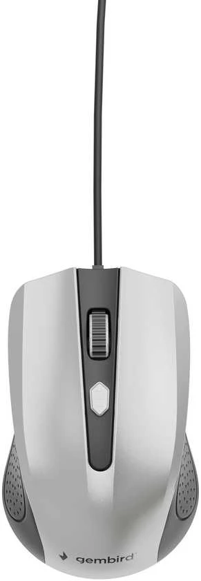 Gembird | Pelė | MUS-4B-01-BS | Standard | USB | Juodas/ sidabrinis