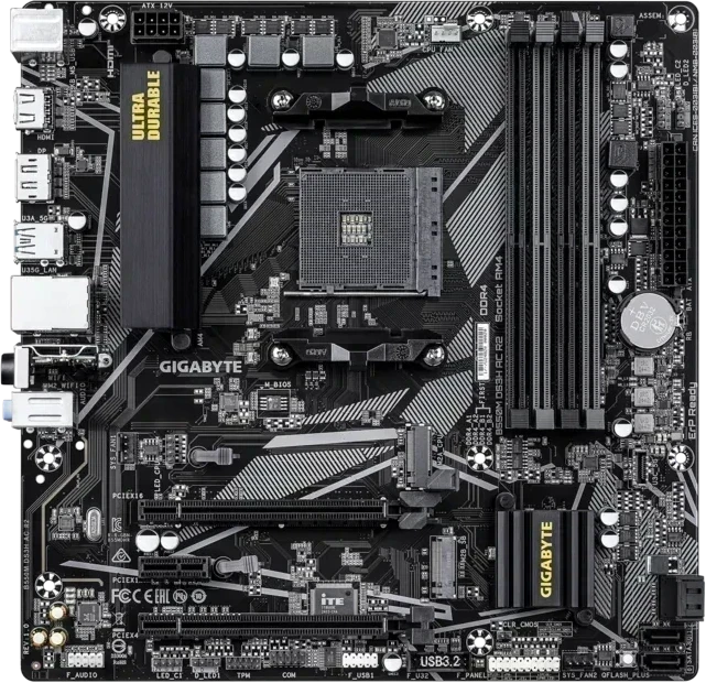 Pagrindinė plokštė Gigabyte B550M DS3H AC R2 AM4