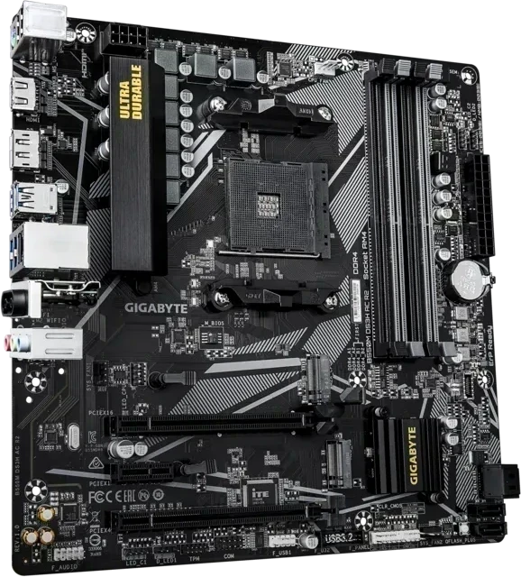 Pagrindinė plokštė Gigabyte B550M DS3H AC R2 AM4