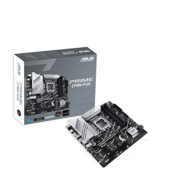 Pagrindinė plokštė ASUS Intel Z790/LGA1700/Micro-ATX/Memory DDR5/Atminties lizdai 4/2xPCI-Express 4.0 1x/1xPCI-Express 4.0 16x/1xPCI-Express 5.0 16x/3xM.2/1xHDMI/1xDisplayPort/2xUSB 2.0/5xUSB 3.2/1xUSB-C/1xRJ45/3xAudio port