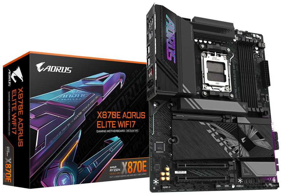 Pagrindinė plokštė GIGABYTE X870E A ELITE WIFI7 AM5 ATX MB