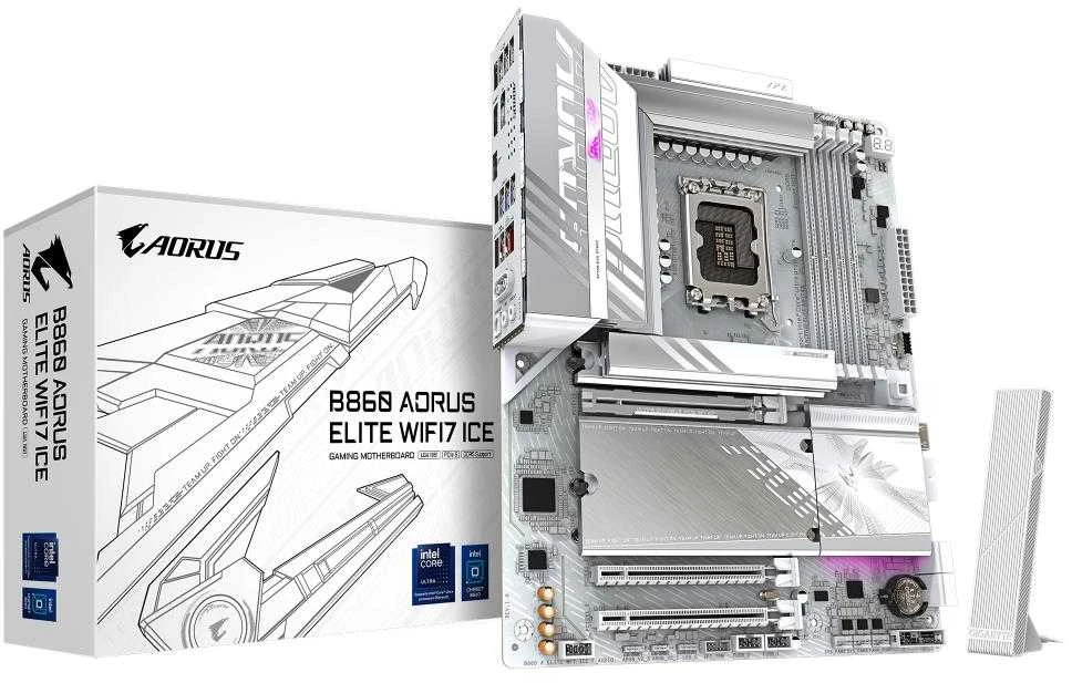 Pagrindinė plokštė Gigabyte B860 A ELITE WF7 ICE