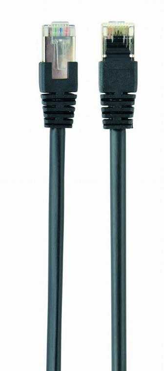 GEMBIRD PP22-2M/BK Gembird patchcord RJ45, cat.5e, FTP, 2m, juodas