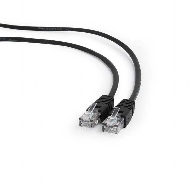 Gembird Cablexpert | Komutacinis laidas Cat.5e UTP 0.25m | Juodas RJ-45 | RJ-45