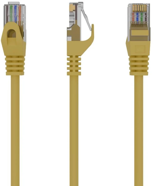 GEMBIRD PP6U-2M/Y Gembird UTP Cat6 Patch laidas, 2 m, geltonas