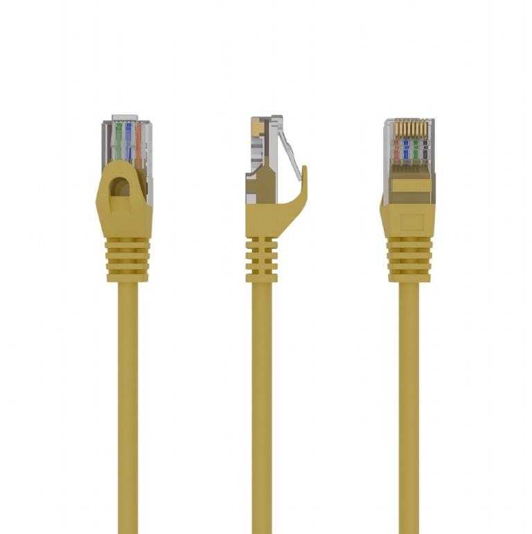 GEMBIRD PP6U-2M/Y Gembird UTP Cat6 Patch laidas, 2 m, geltonas