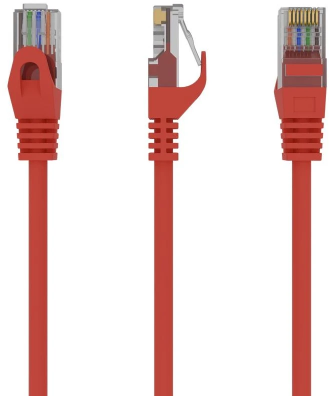 GEMBIRD PP6U-3M/R Gembird UTP Cat6 Patch laidas, 3 m, raudonas